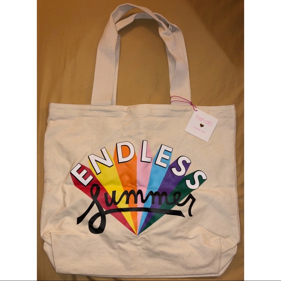 ban.do ENDLESS SUMMER Canvas Tote Bag - Picture 2 of 3